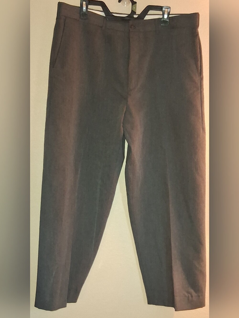 Haggar Men's 38x29 Dark Gray Dress Pants